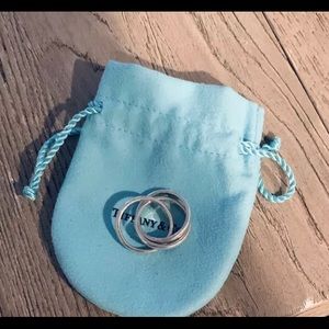 Tiffany &Co Triple Silver band Ring